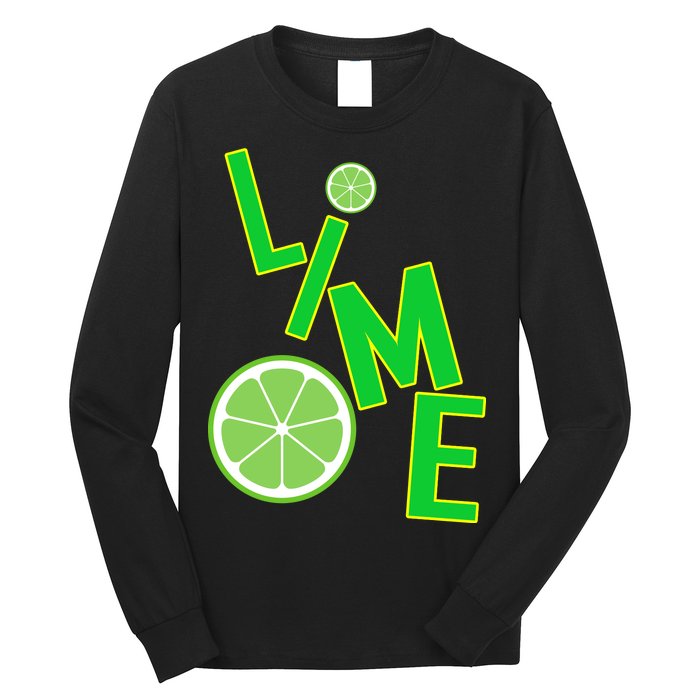 Lime Costume Long Sleeve Shirt