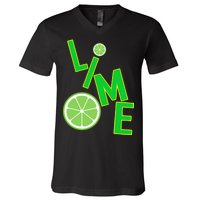 Lime Costume V-Neck T-Shirt