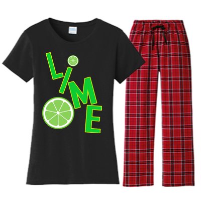 Lime Costume Women's Flannel Pajama Set