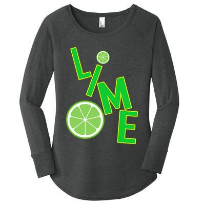 Lime Costume Women's Perfect Tri Tunic Long Sleeve Shirt