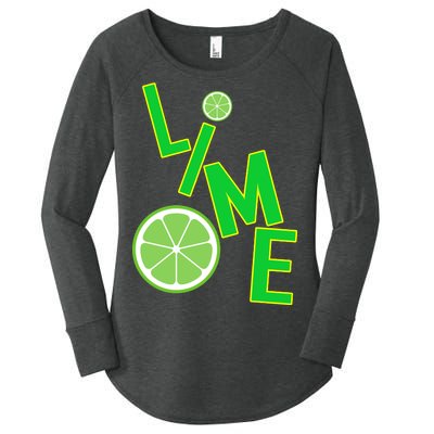 Lime Costume Women's Perfect Tri Tunic Long Sleeve Shirt