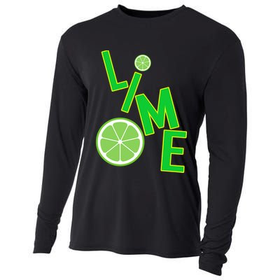 Lime Costume Cooling Performance Long Sleeve Crew