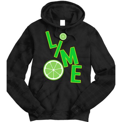 Lime Costume Tie Dye Hoodie