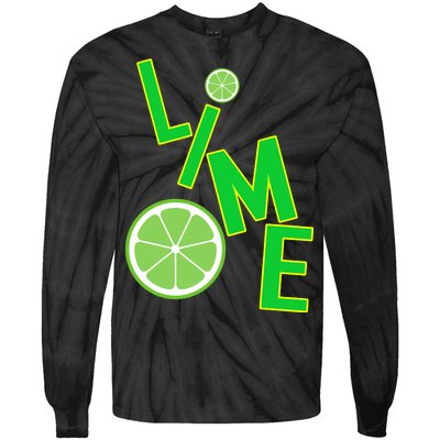 Lime Costume Tie-Dye Long Sleeve Shirt