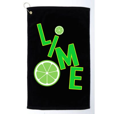 Lime Costume Golf Towel