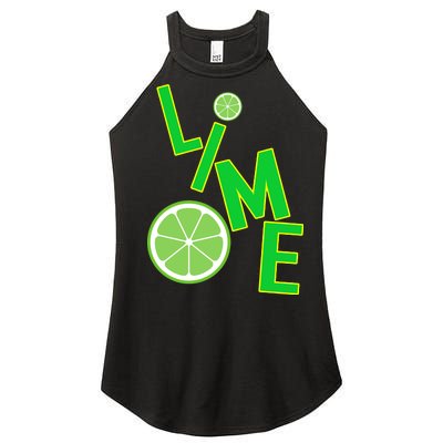 Lime Costume Women's Perfect Tri Rocker Tank