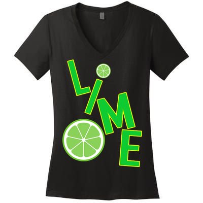 Lime Costume Women's V-Neck T-Shirt