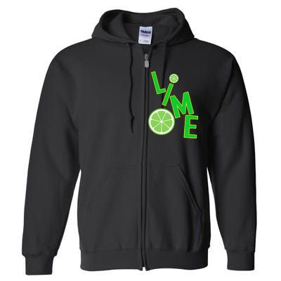 Lime Costume Full Zip Hoodie