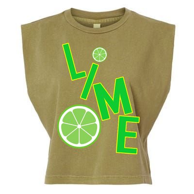 Lime Costume Garment-Dyed Women's Muscle Tee