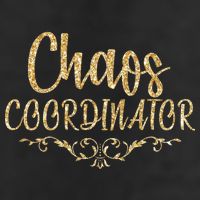 Limited Chaos Coordinator Gold Script Garment-Dyed Fleece Hoodie