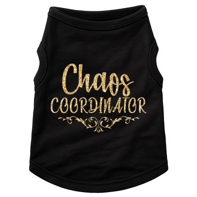 Limited Chaos Coordinator Gold Script Doggie Tank