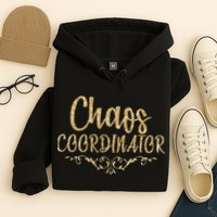 Limited Chaos Coordinator Gold Script Hoodie