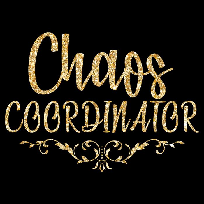 Limited Chaos Coordinator Gold Script 7-Panel Snapback Hat