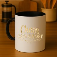 Limited Chaos Coordinator Gold Script Mug