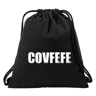 Limited Edition - Distressed Covfefe Drawstring Bag