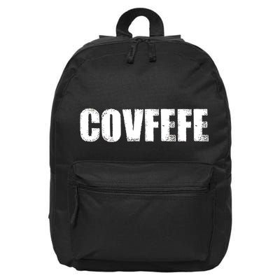 Limited Edition - Distressed Covfefe 16 in Basic Backpack