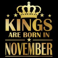 Limited Edition - Kings Are Born in November Sustainable Bucket Hat