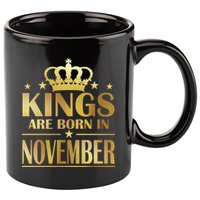 Limited Edition - Kings Are Born in November 11oz C Handle Ceramic Mug