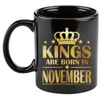 Limited Edition - Kings Are Born in November 11oz C Handle Ceramic Mug