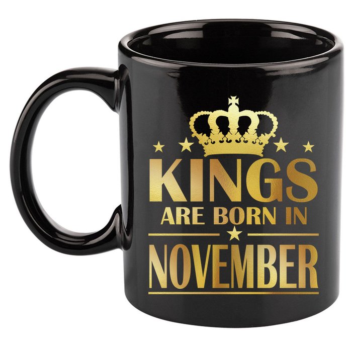 Limited Edition - Kings Are Born in November 11oz C Handle Ceramic Mug