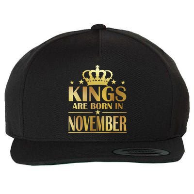 Limited Edition - Kings Are Born in November Wool Snapback Cap