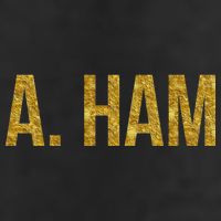 Limited Edition A. Ham Gold Foil Print Cool Comfort Performance Bucket Hat