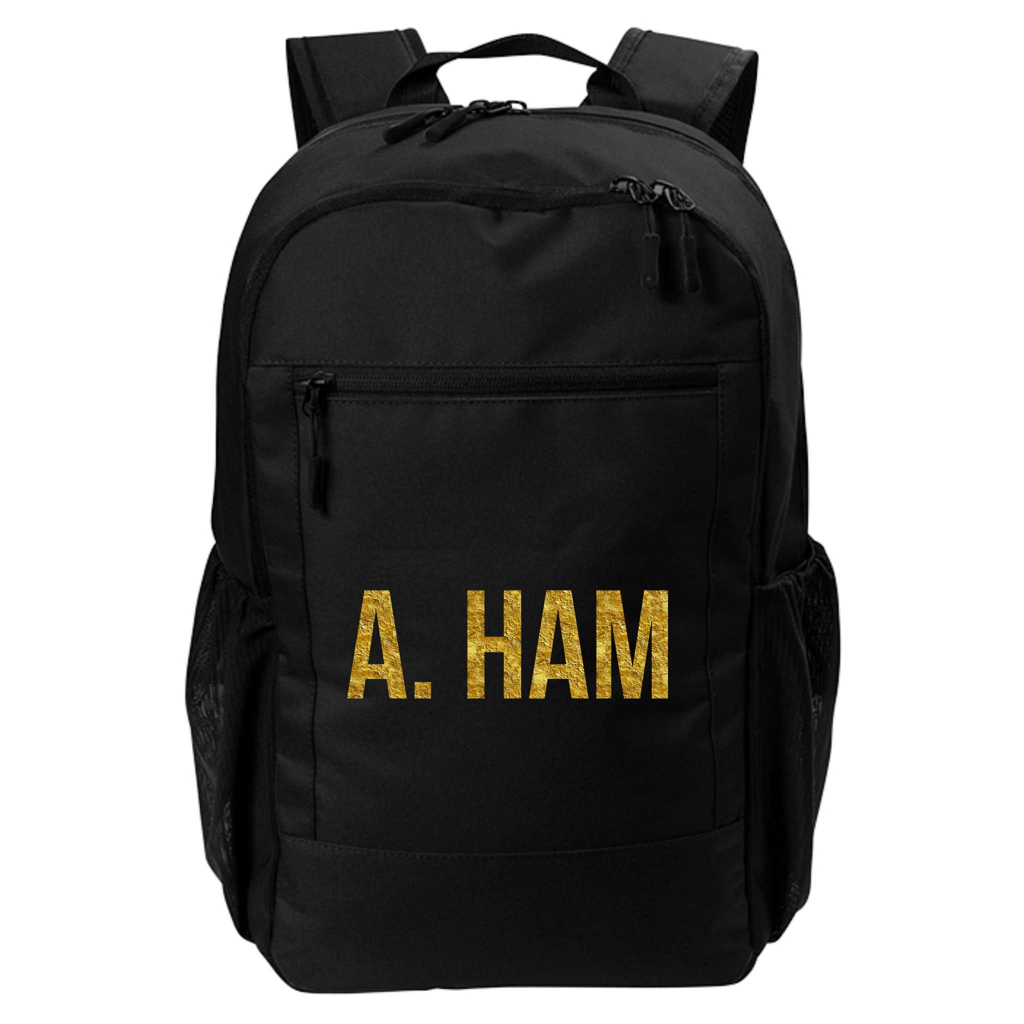 Limited Edition A. Ham Gold Foil Print Backpack
