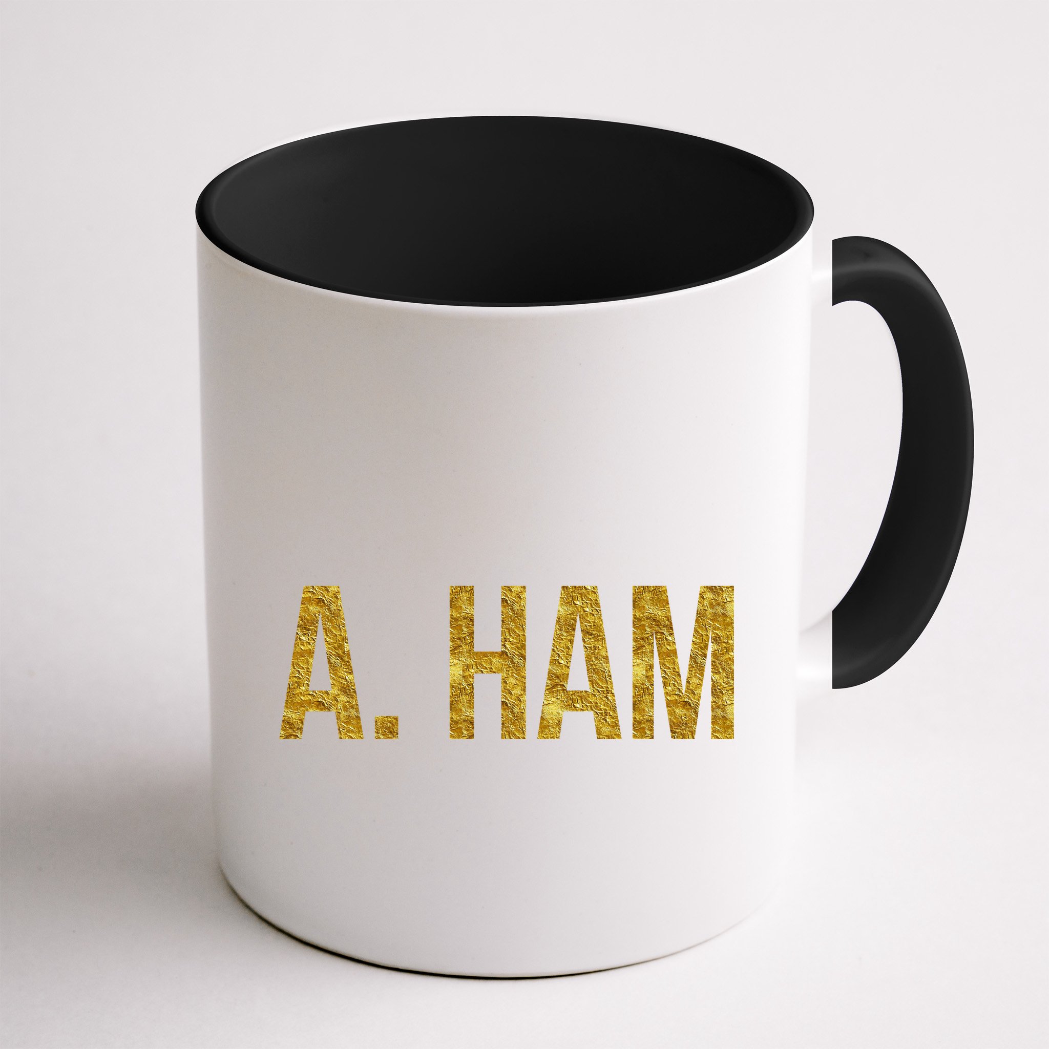 Limited Edition A. Ham Gold Foil Print Mug
