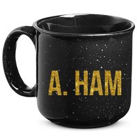 Limited Edition A. Ham Gold Foil Print 15oz Campfire Ceramic Mug