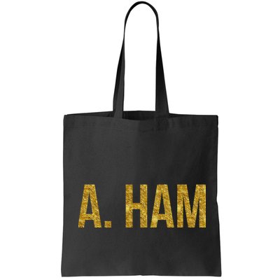 Limited Edition A. Ham Gold Foil Print Bag