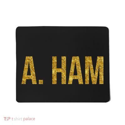 Limited Edition A. Ham Gold Foil Print Mousepad