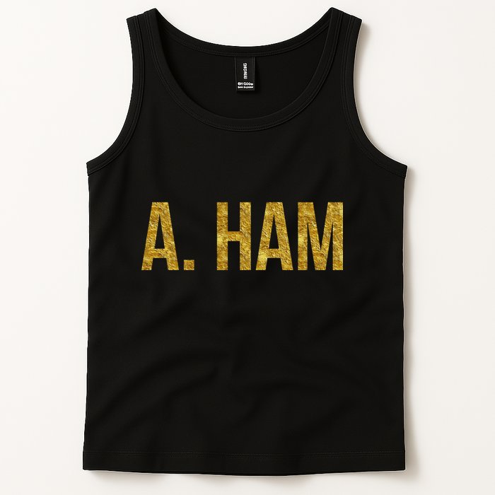 Limited Edition A. Ham Gold Foil Print Tank Top