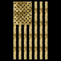 Limited Edition American USA Flag Button
