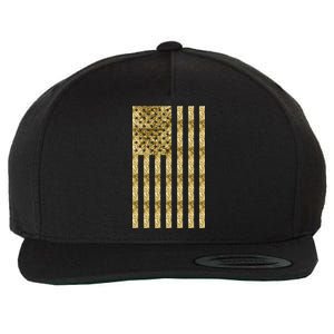 Limited Edition American USA Flag Wool Snapback Cap