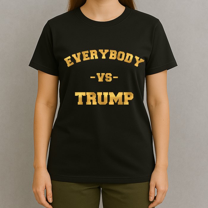 Limited Edition Everybody VS Trump Gold Print T-Shirt
