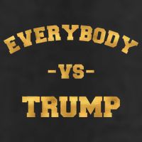 Limited Edition Everybody VS Trump Gold Print Adult Drive Performance Visor