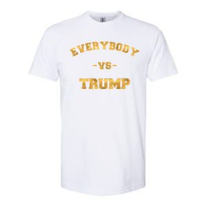 Limited Edition Everybody VS Trump Gold Print Softstyle CVC T-Shirt