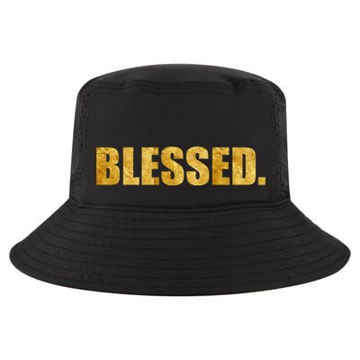 Limited Edition Gold Blessed Cool Comfort Performance Bucket Hat