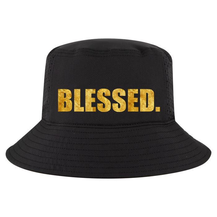 Limited Edition Gold Blessed Cool Comfort Performance Bucket Hat