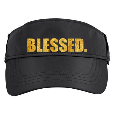 Limited Edition Gold Blessed Adult Drive Performance Visor