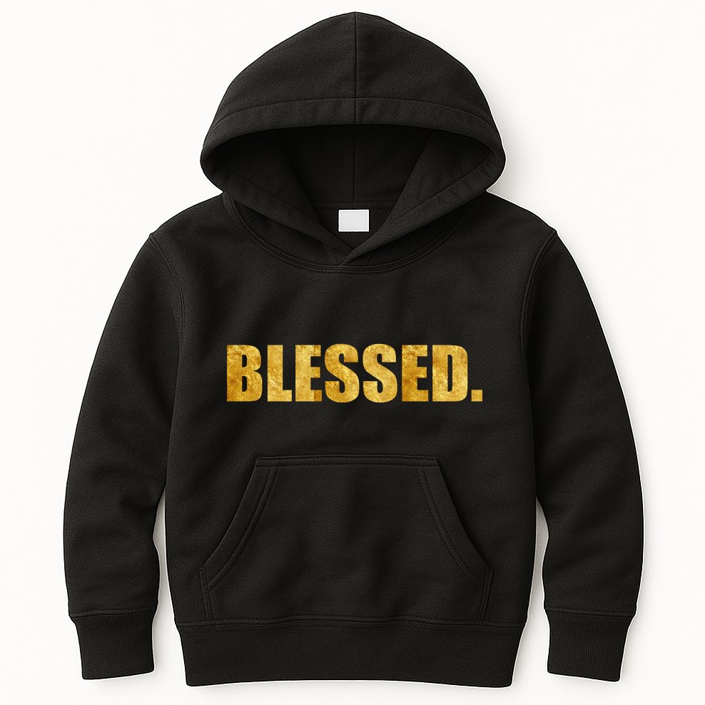 Limited Edition Gold Blessed Kids Hoodie