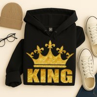 Limited Edition King Gold Print Hoodie