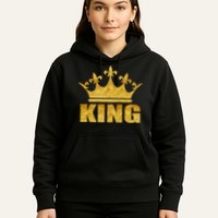 Limited Edition King Gold Print Hoodie
