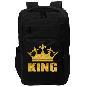 Limited Edition King Gold Print Impact Tech Backpack