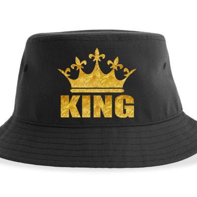 Limited Edition King Gold Print Sustainable Bucket Hat