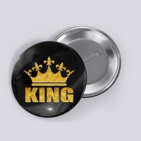 Limited Edition King Gold Print Button