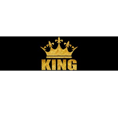 Limited Edition King Gold Print Bumper Sticker