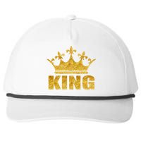 Limited Edition King Gold Print Snapback Five-Panel Rope Hat