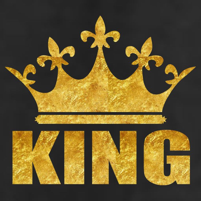 Limited Edition King Gold Print Adult Drive Performance Visor