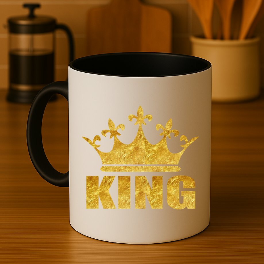Limited Edition King Gold Print Mug